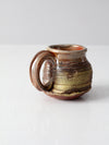 vintage studio pottery mug