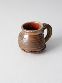 vintage studio pottery mug