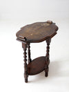 antique accent table