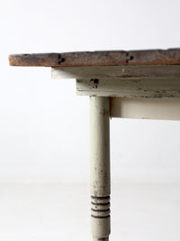 vintage farmhouse side table