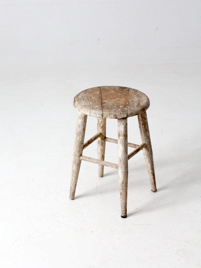 vintage farmhouse stool