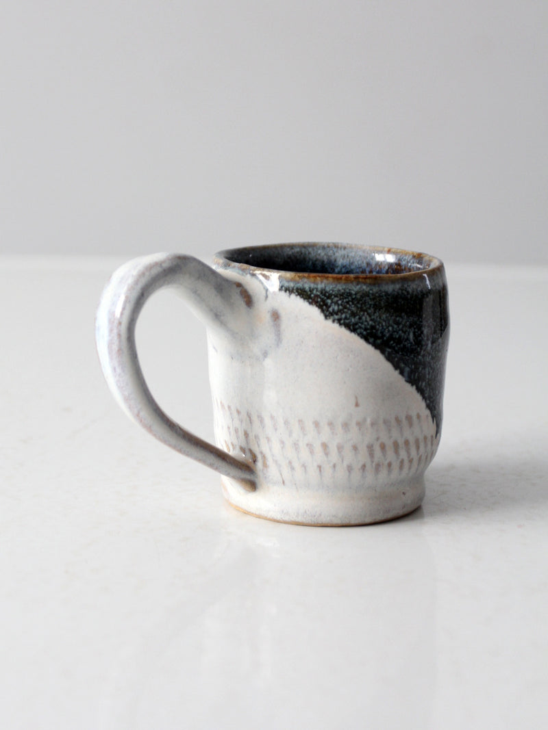 vintage studio pottery mug