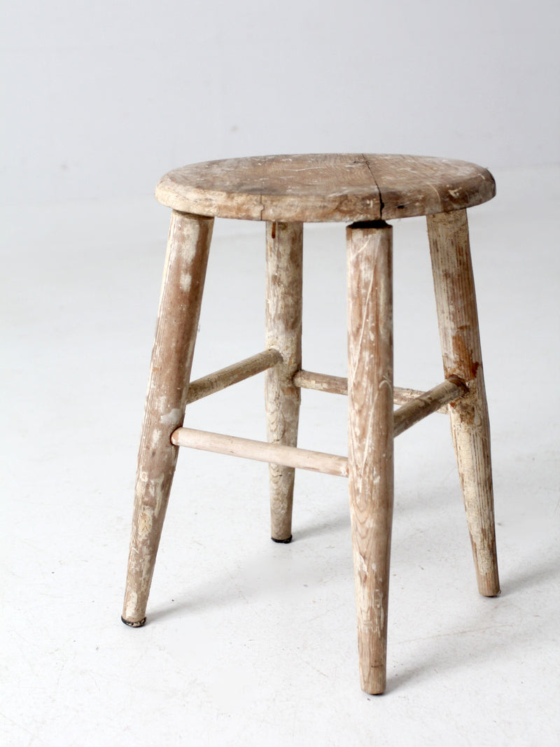 vintage farmhouse stool