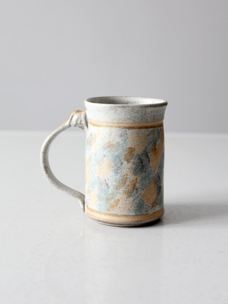 vintage studio pottery mug