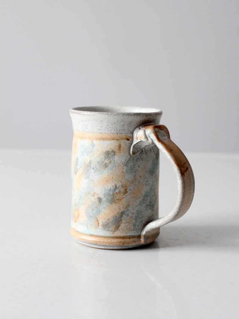 vintage studio pottery mug