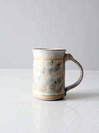 vintage studio pottery mug