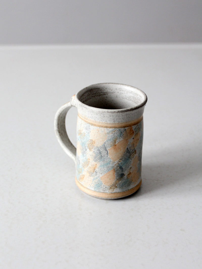 vintage studio pottery mug