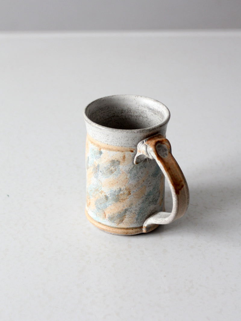 vintage studio pottery mug