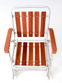 mid-century folding rocking chair