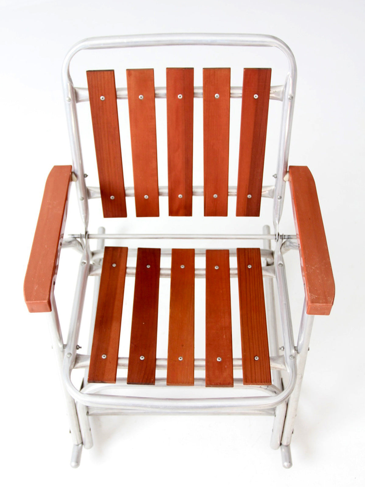 mid-century folding rocking chair