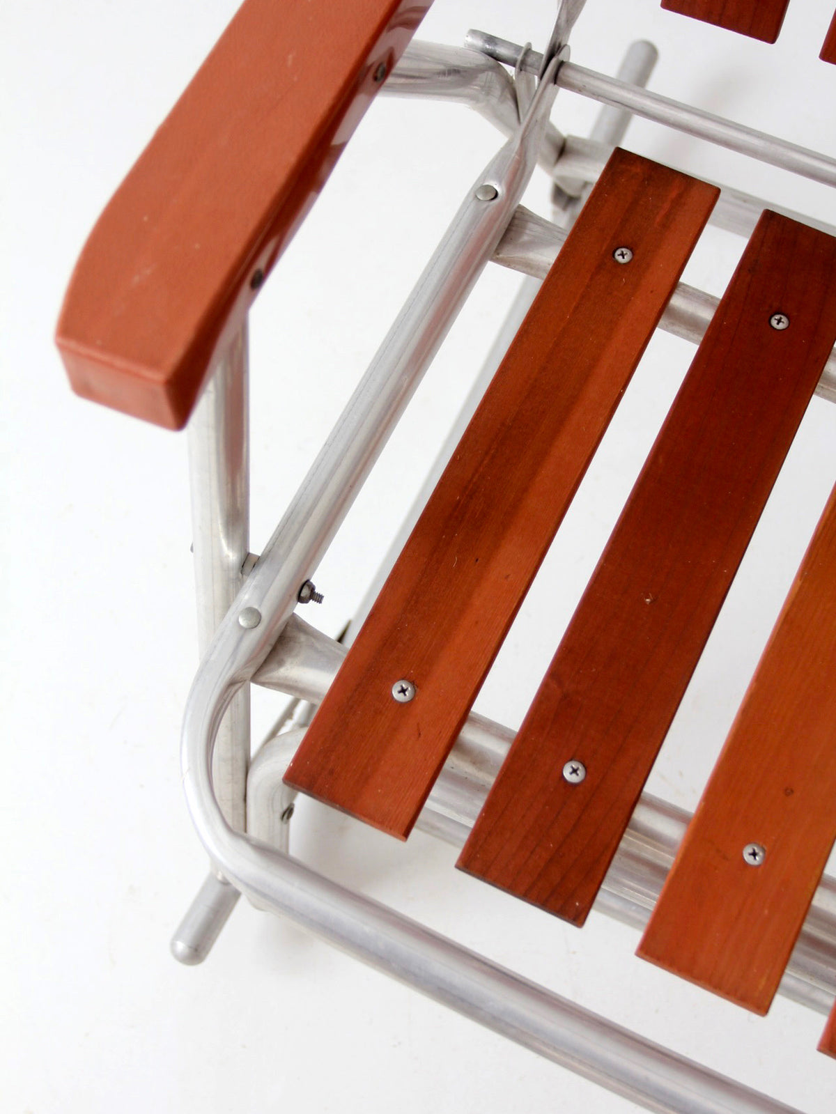 mid-century folding rocking chair