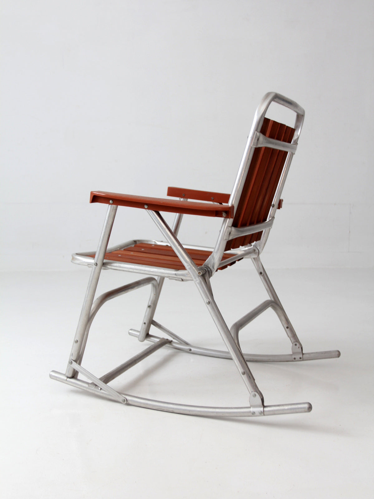 mid-century folding rocking chair