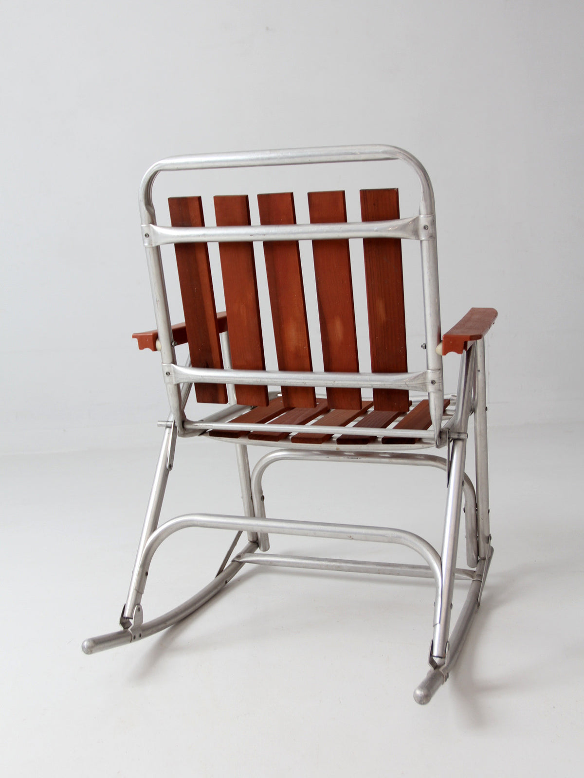 mid-century folding rocking chair