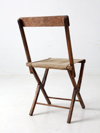 vintage folding camp chair