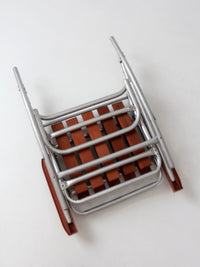 mid-century folding rocking chair