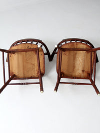 vintage captian's chairs pair