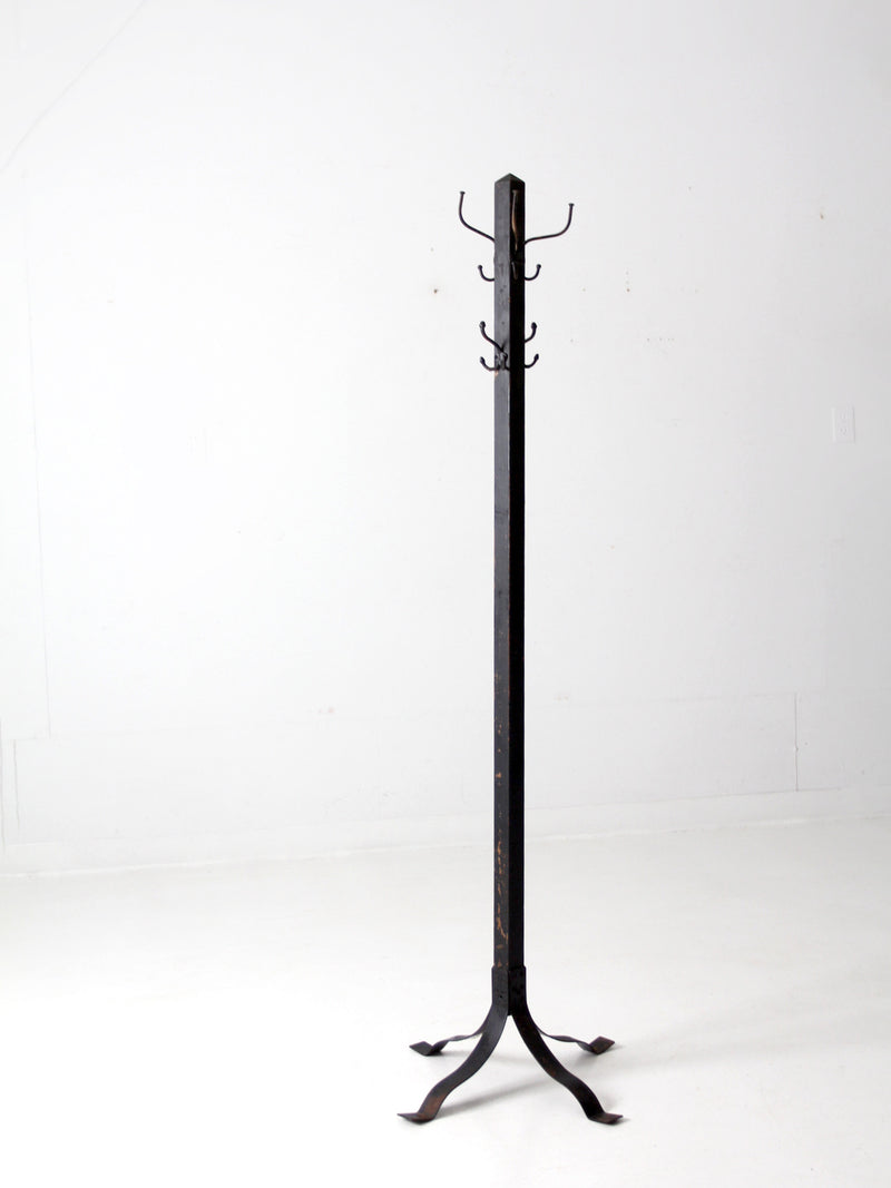 vintage black coat rack