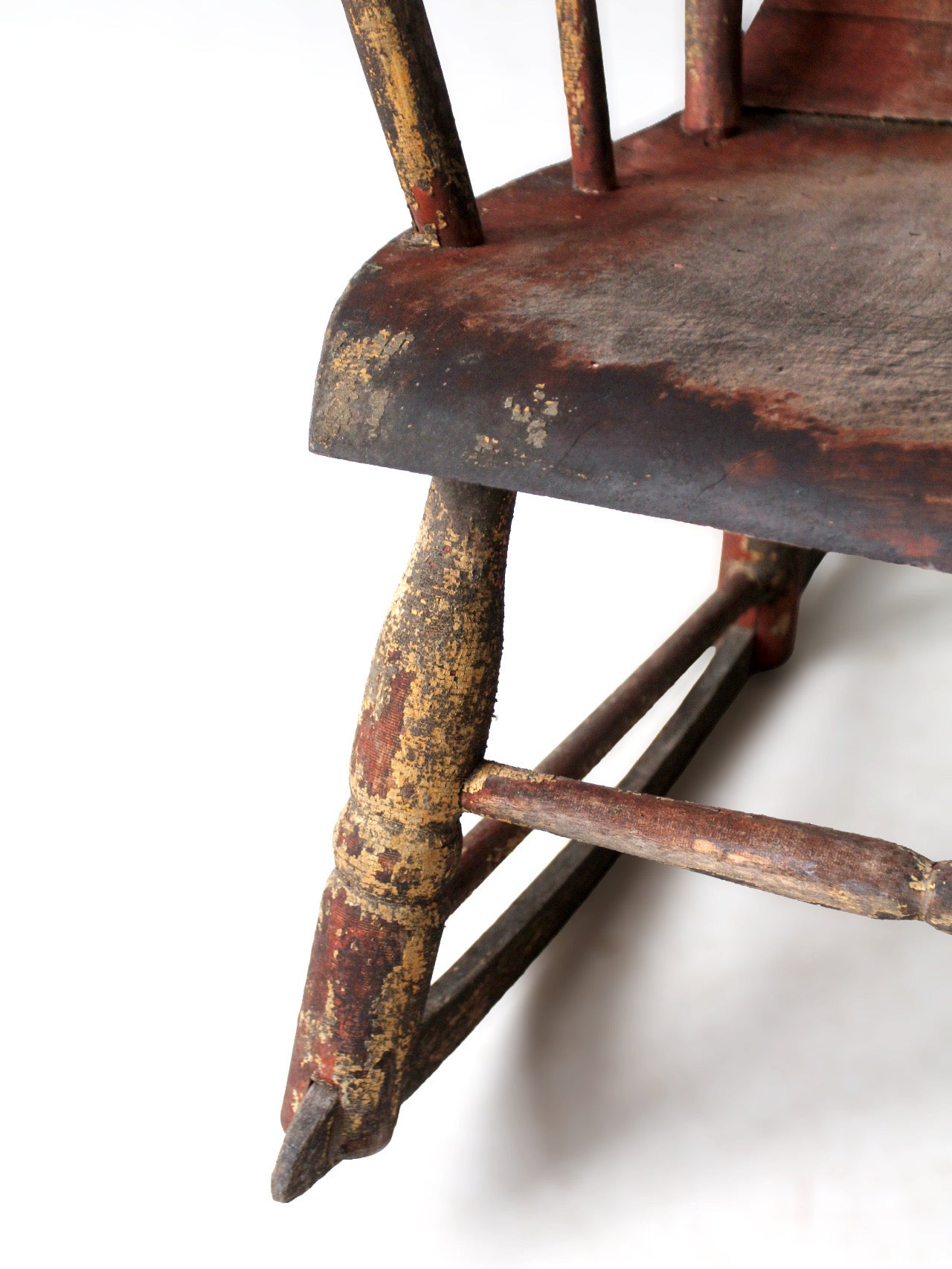 antique American Windsor rocking chair