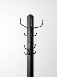 vintage black coat rack