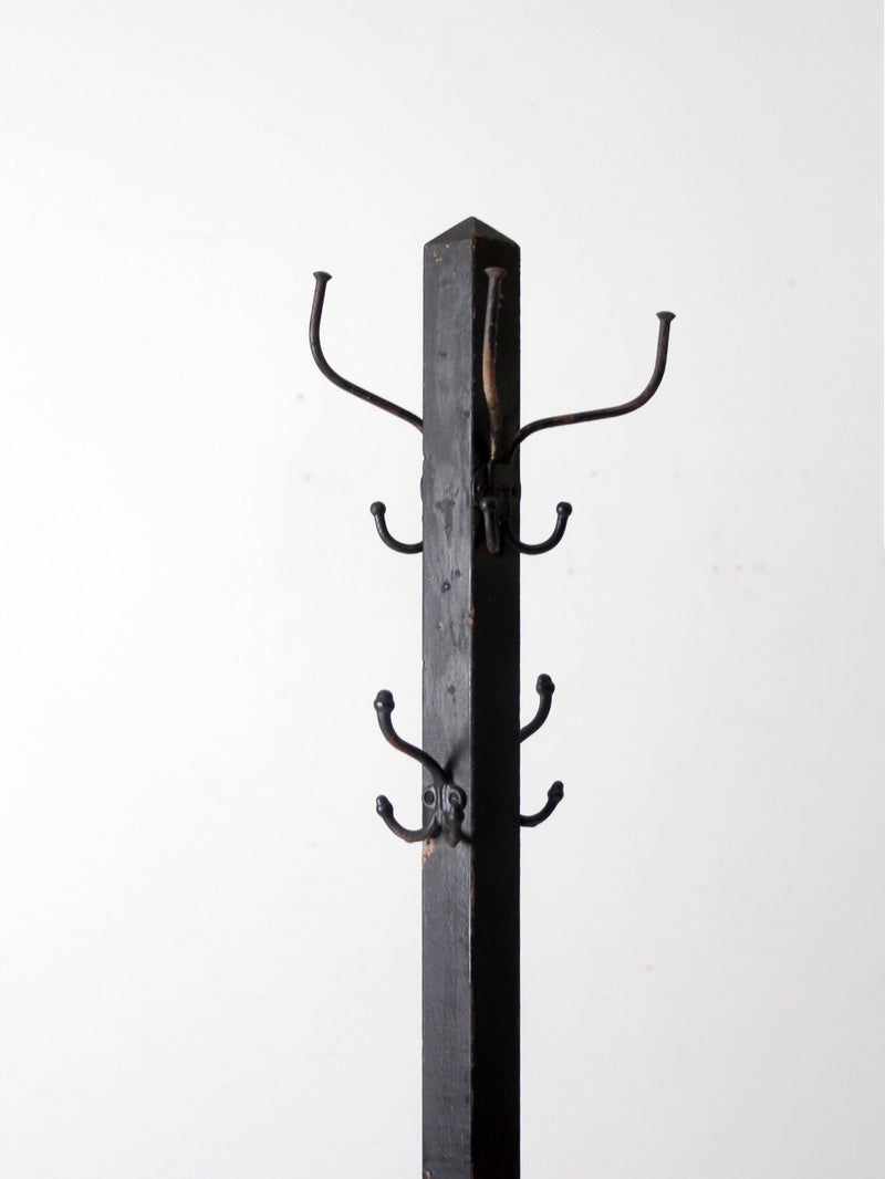 vintage black coat rack