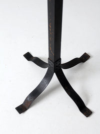 vintage black coat rack