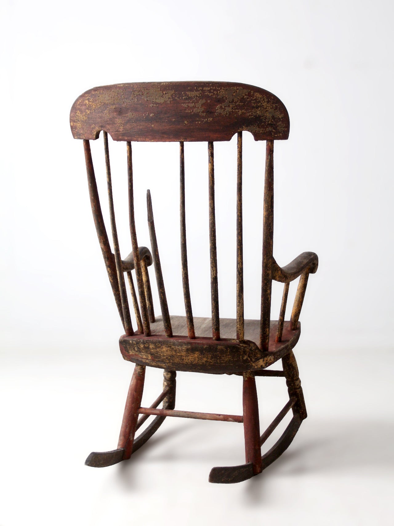 antique American Windsor rocking chair