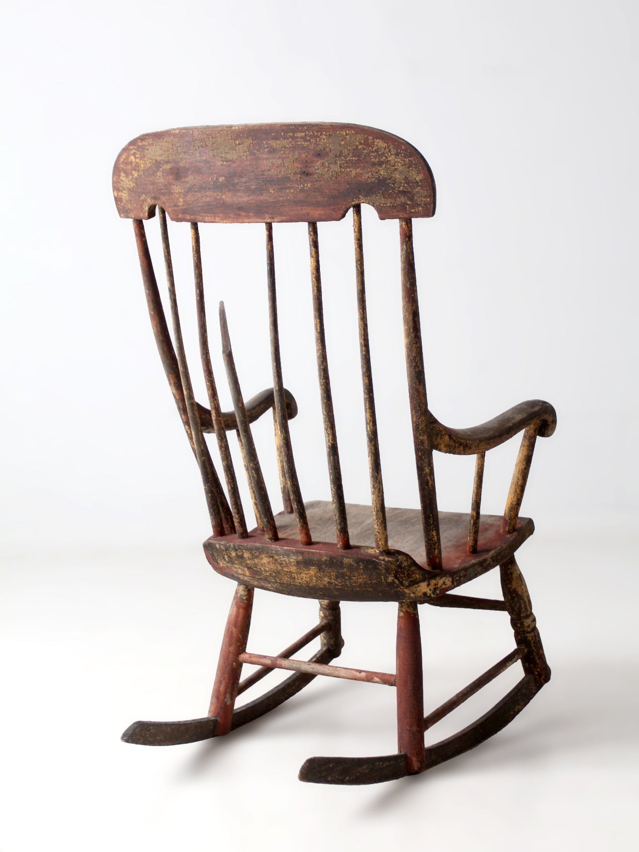 antique American Windsor rocking chair