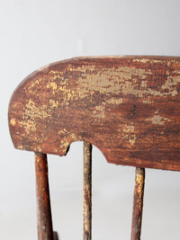 antique American Windsor rocking chair