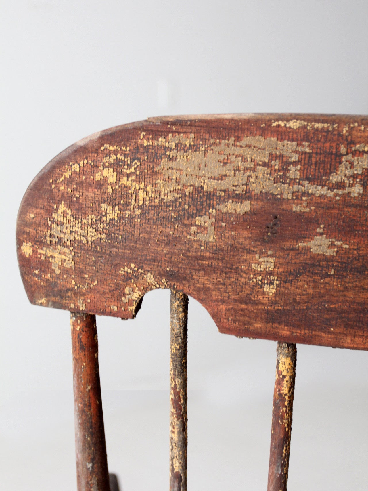 antique American Windsor rocking chair