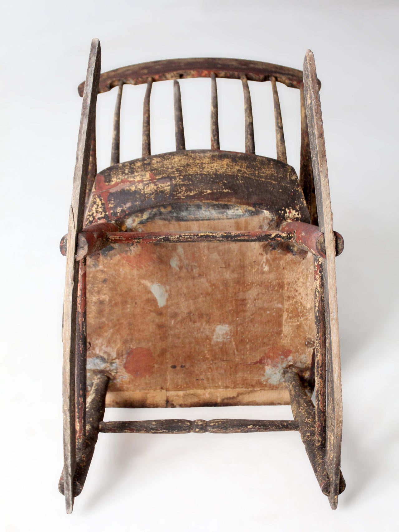 antique American Windsor rocking chair