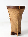 Vintage Handwoven Rattan Basket