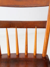 antique plank seat chair