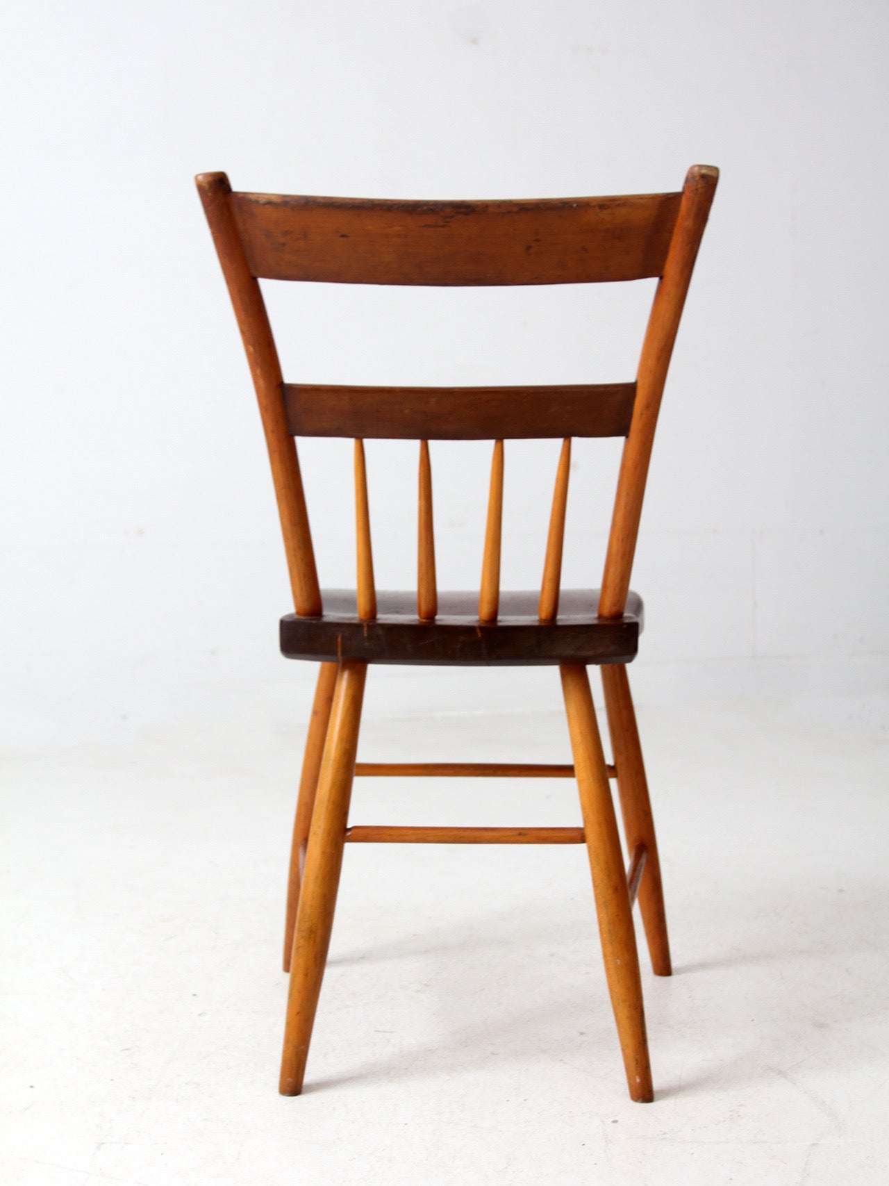 antique plank seat chair – 86 Vintage