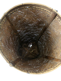 Vintage Handwoven Rattan Basket