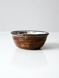 vintage handmade studio pottery bowl