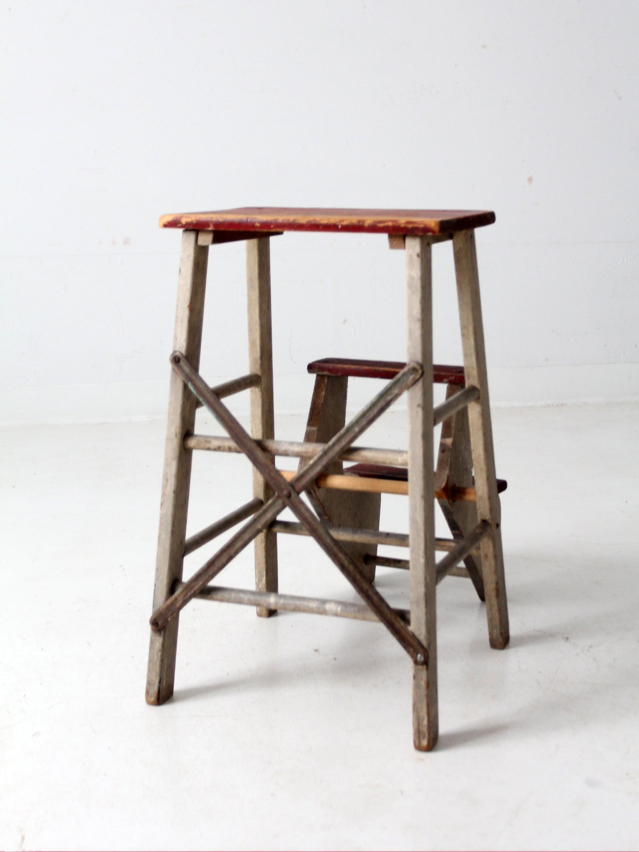 vintage fold out step stool – 86 Vintage