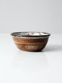 vintage handmade studio pottery bowl