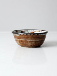 vintage handmade studio pottery bowl