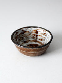 vintage handmade studio pottery bowl