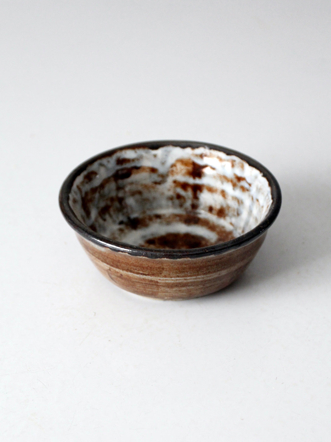 vintage handmade studio pottery bowl