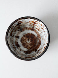 vintage handmade studio pottery bowl