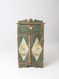 antique painted nightstand cabinet