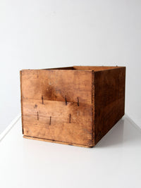 vintage North Country orchard crate