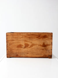vintage North Country orchard crate