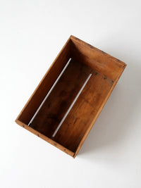 vintage North Country orchard crate