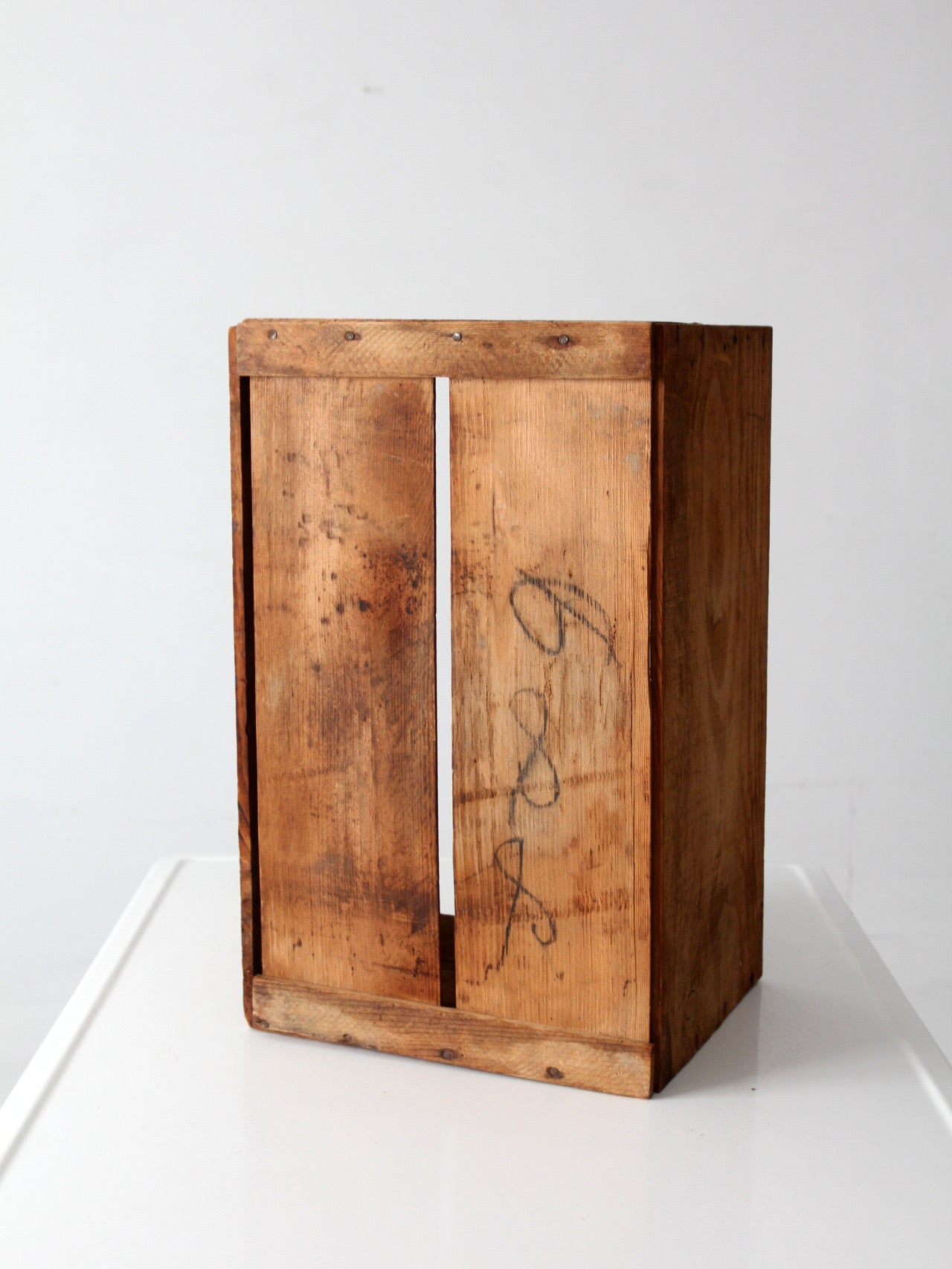 vintage North Country orchard crate