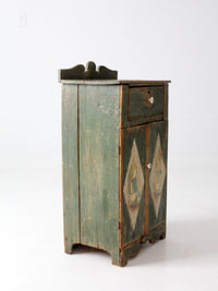 antique painted nightstand cabinet