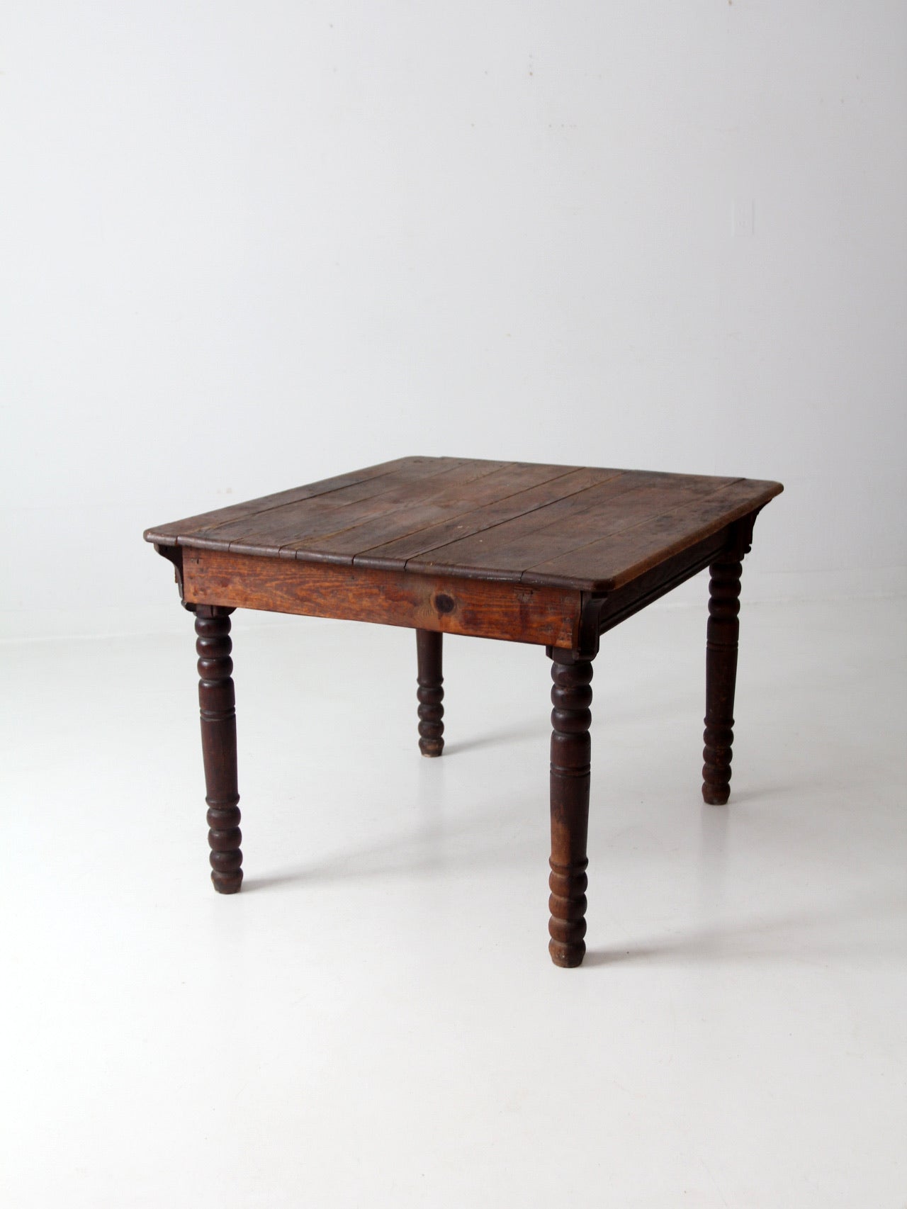 antique wood harvest table