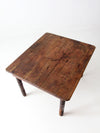 antique wood harvest table