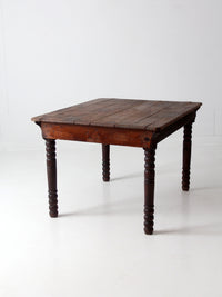 antique wood harvest table